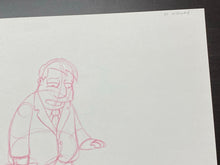 Load image into Gallery viewer, The Simpsons - Original drawing of Mayor Joe Quimby
