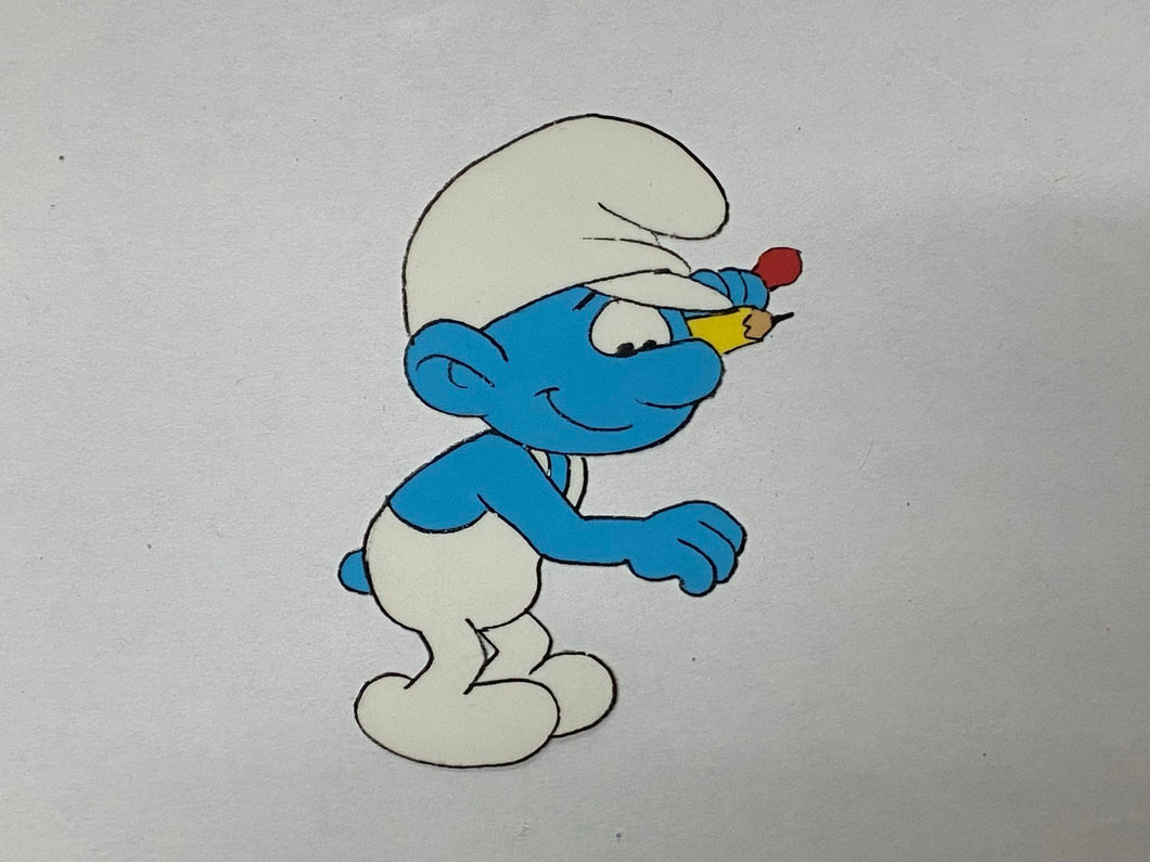 The Smurfs - Original animation cel