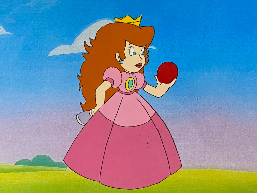 The Super Mario Bros. Super Show! (1989) - Original Animation Cel of Peach
