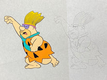 Load image into Gallery viewer, The Flintstones - Original animation cel and drawing of Frederick &quot;Fred&quot; Flintstone
