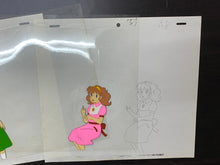 Load image into Gallery viewer, Lalabel, the Magical Girl (1981) - 2 x Original animation cels and drawings
