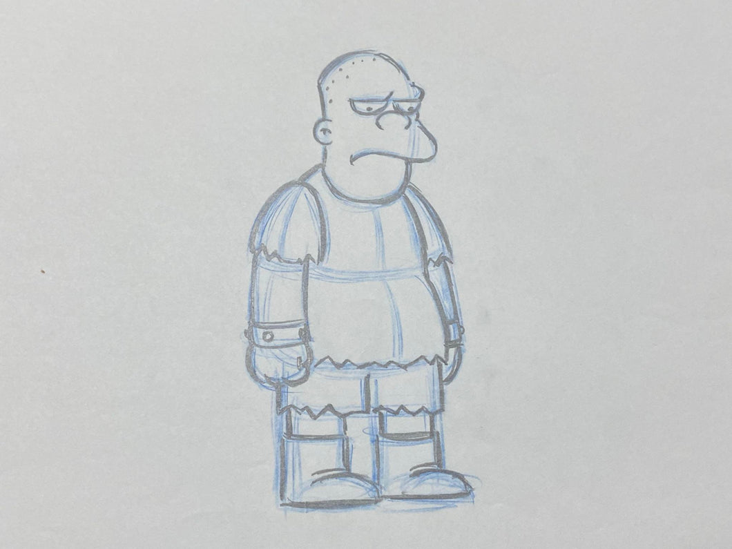 The Simpsons - Original drawing of Kearney Zzyzwicz