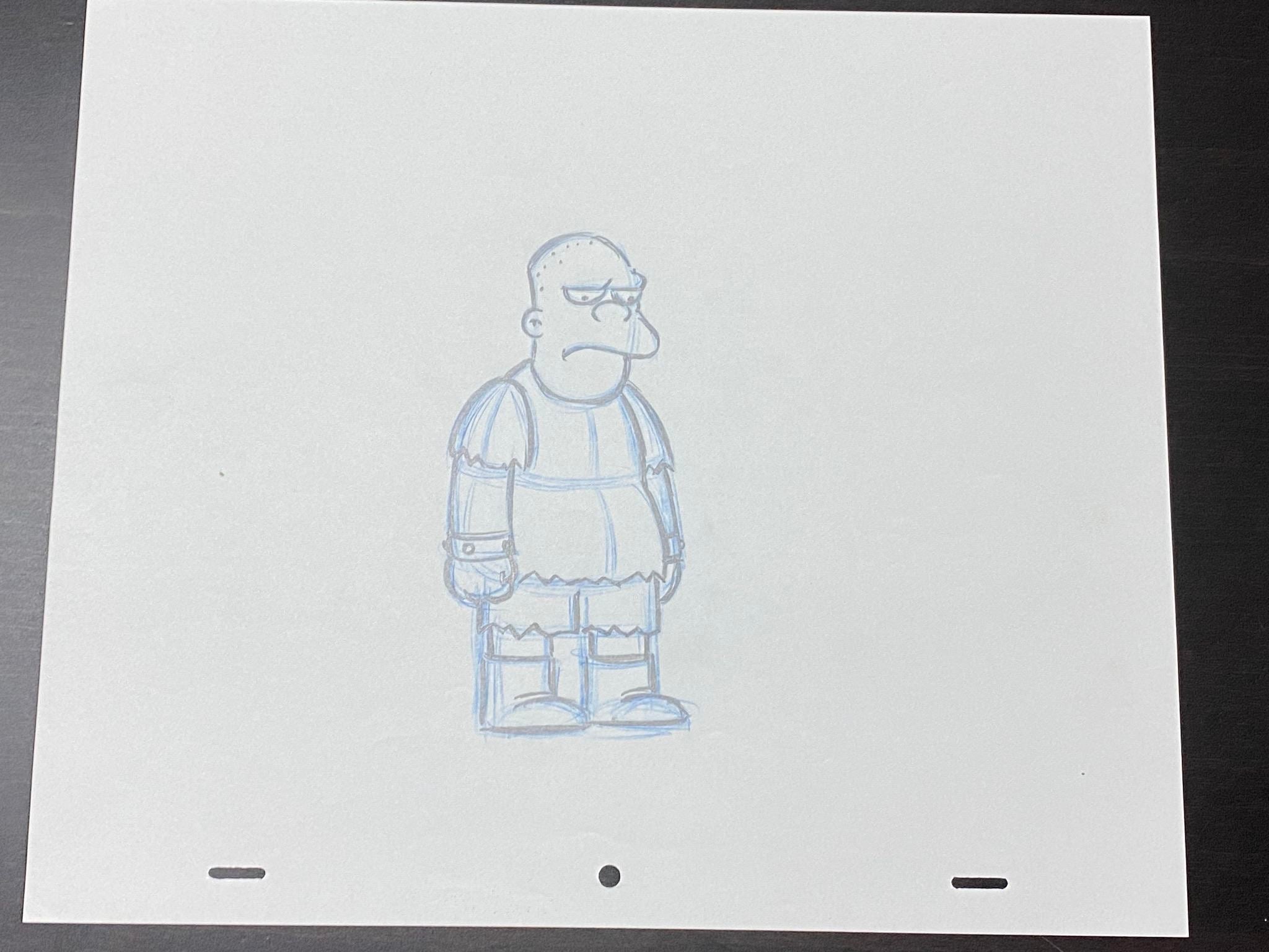 The Simpsons - Original drawing of Kearney Zzyzwicz – Gallery