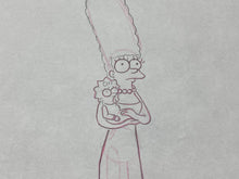 Load image into Gallery viewer, The Simpsons - Original drawing of Marge and Maggie Simpson
