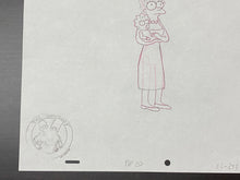 Load image into Gallery viewer, The Simpsons - Original drawing of Marge and Maggie Simpson
