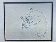 Load image into Gallery viewer, Chilly Willy - Original animation drawing of Maxie the Polar Bear and Chilly Willy (framed)
