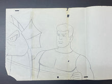 Load image into Gallery viewer, The Superman/Aquaman Hour of Adventure - Original animation drawing of Aquaman - BIG SIZE
