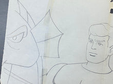 Load image into Gallery viewer, The Superman/Aquaman Hour of Adventure - Original animation drawing of Aquaman - BIG SIZE
