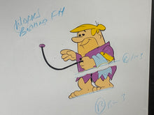 Load image into Gallery viewer, The Flintstones - Original animation cel and drawing of Bernard &quot;Barney&quot; Rubble
