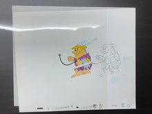 Load image into Gallery viewer, The Flintstones - Original animation cel and drawing of Bernard &quot;Barney&quot; Rubble
