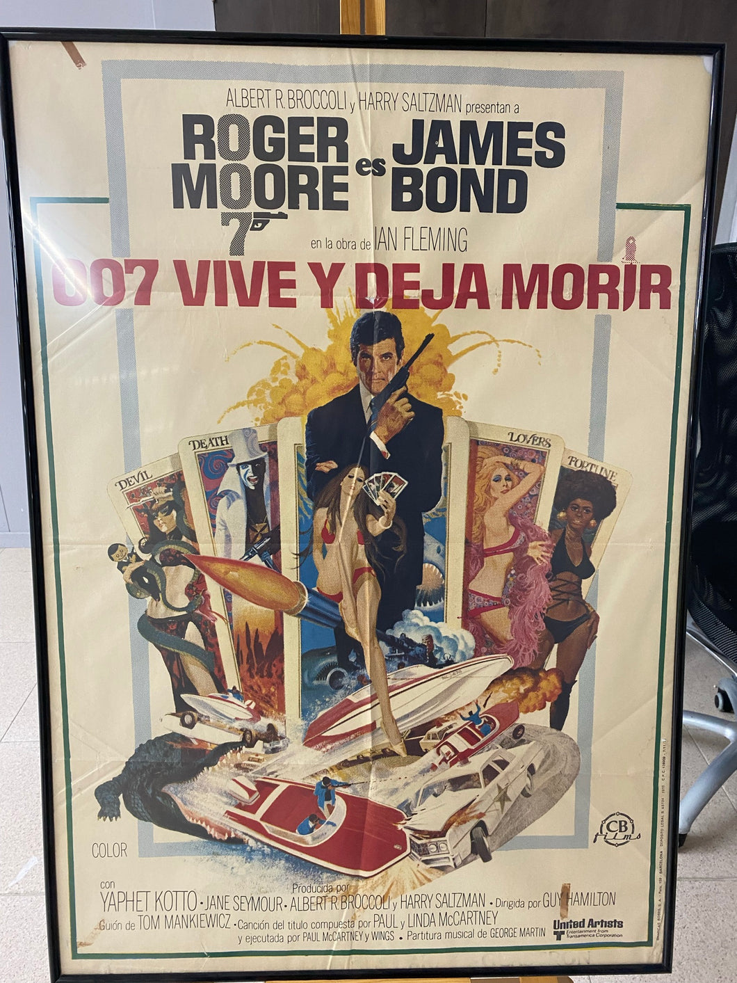 Live and Let Die (1973) - James Bond poster