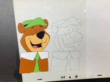 Load image into Gallery viewer, Yogi Bear - Original cel and drawing of Yogi Bear
