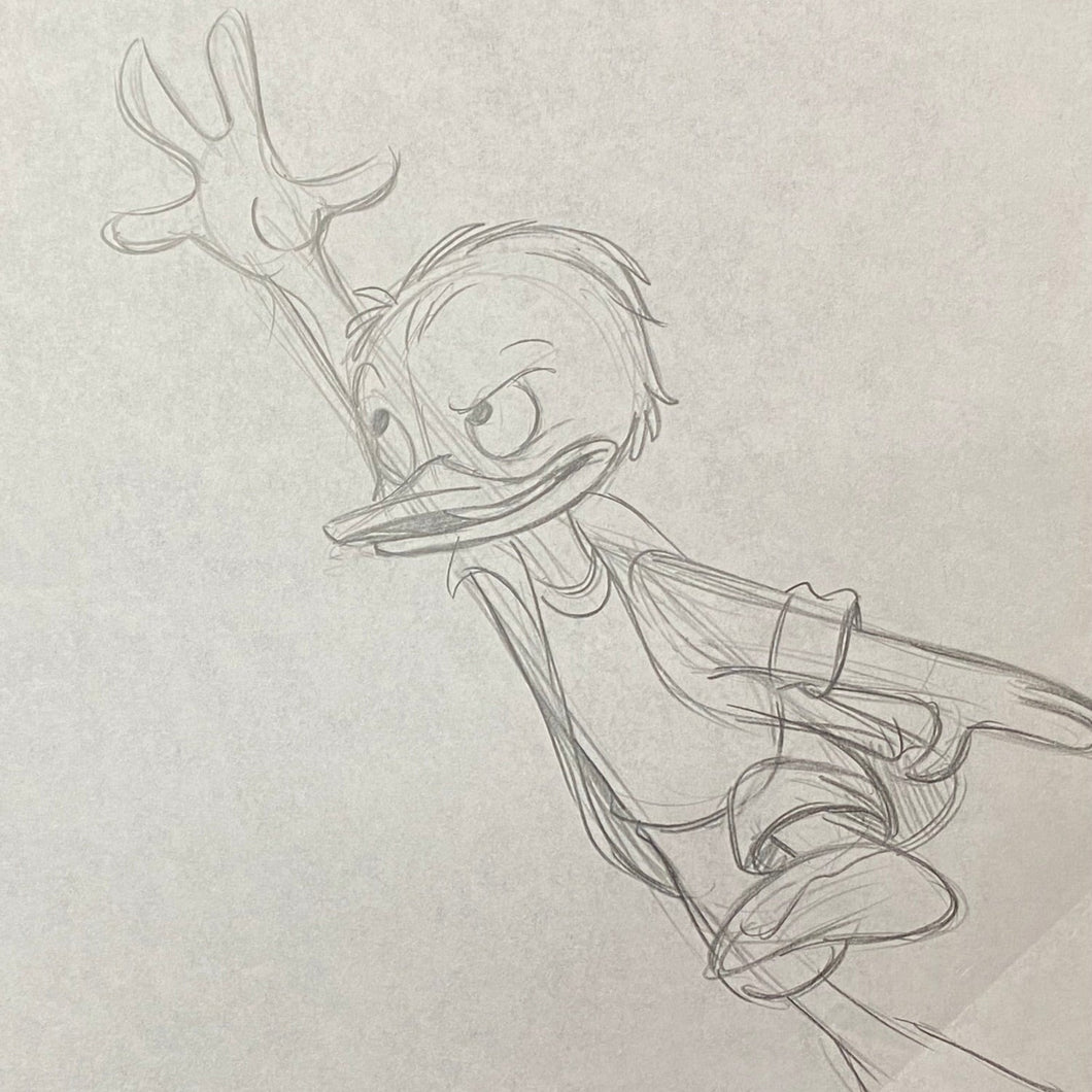 Walt Disney Studio - Original Animation Drawing of Huey, Dewey or Louie