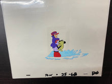 Load image into Gallery viewer, Wacky Races (1968) - Original cel and drawing of Dick Dastardly and Mutley
