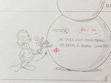 Load image into Gallery viewer, Walt Disney Studio - Original Animation Drawing of Huey, Dewey or Louie
