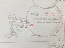 Load image into Gallery viewer, Walt Disney Studio - Original Animation Drawing of Huey, Dewey or Louie
