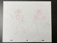 Load image into Gallery viewer, The Adventures of Don Coyote and Sancho Panda - Character Study Animation Drawing (Hanna-Barbera, 1989)
