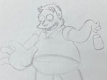 Load image into Gallery viewer, The Simpsons - Original drawing of Barney Gumble
