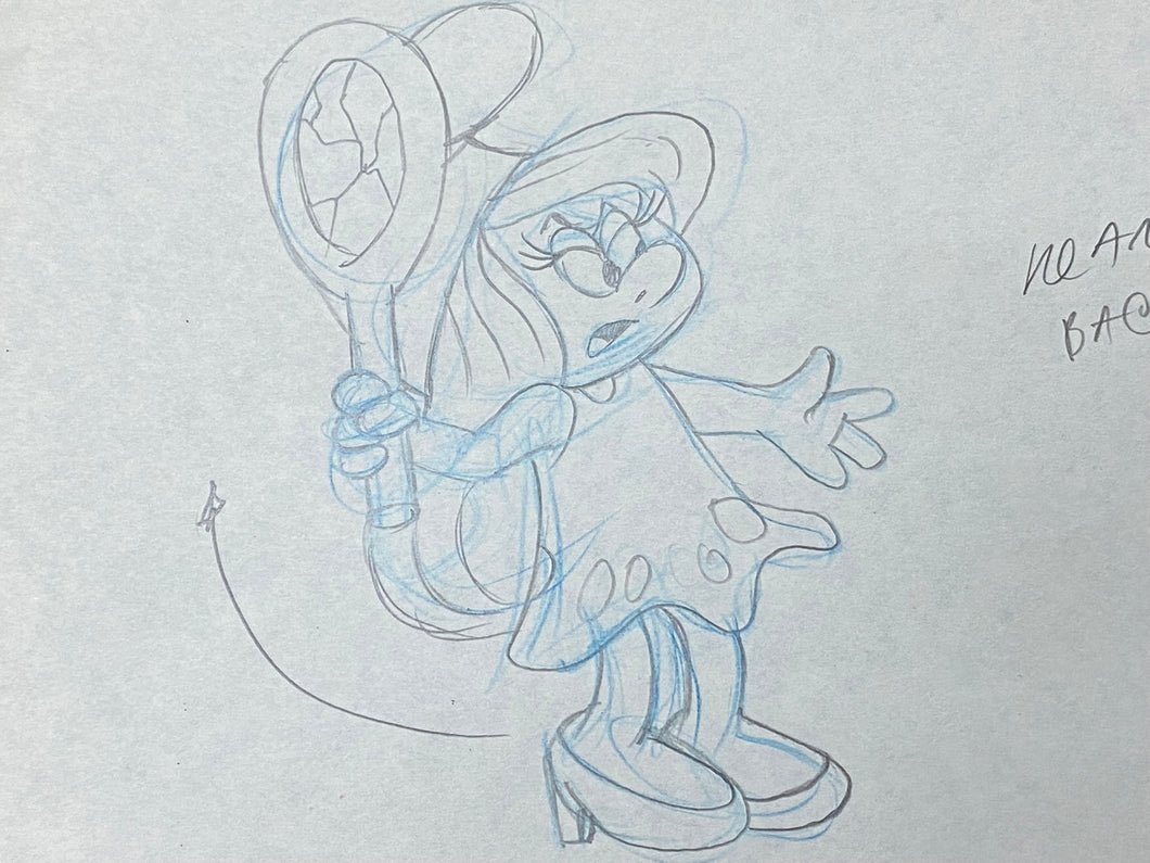 The Smurfs - Original animation drawing of Smurfette