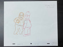 Load image into Gallery viewer, The Simpsons - Original drawing of Homer Simpson and The Yes Guy
