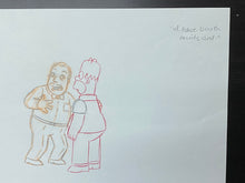 Load image into Gallery viewer, The Simpsons - Original drawing of Homer Simpson and The Yes Guy
