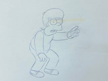 Load image into Gallery viewer, The Simpsons - Original drawing of Homer Simpson, young
