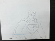 Load image into Gallery viewer, The Superman/Aquaman Hour of Adventure - Original animation drawing of Superman
