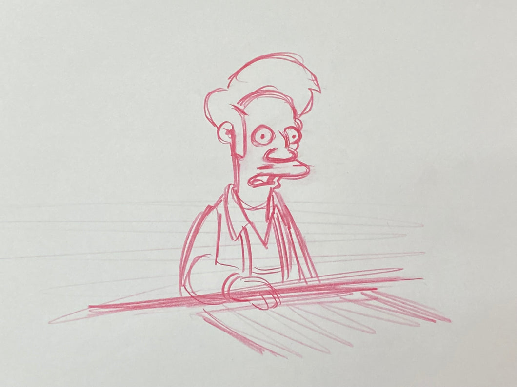 The Simpsons - Original drawing of Apu Nahasapeemapetilon