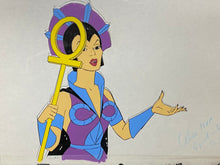 Load image into Gallery viewer, He-Man and the Masters of the Universe - Original cel and drawing of Evil-Lyn
