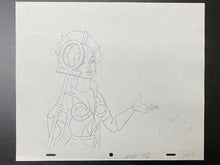Load image into Gallery viewer, He-Man and the Masters of the Universe - Original cel and drawing of Evil-Lyn
