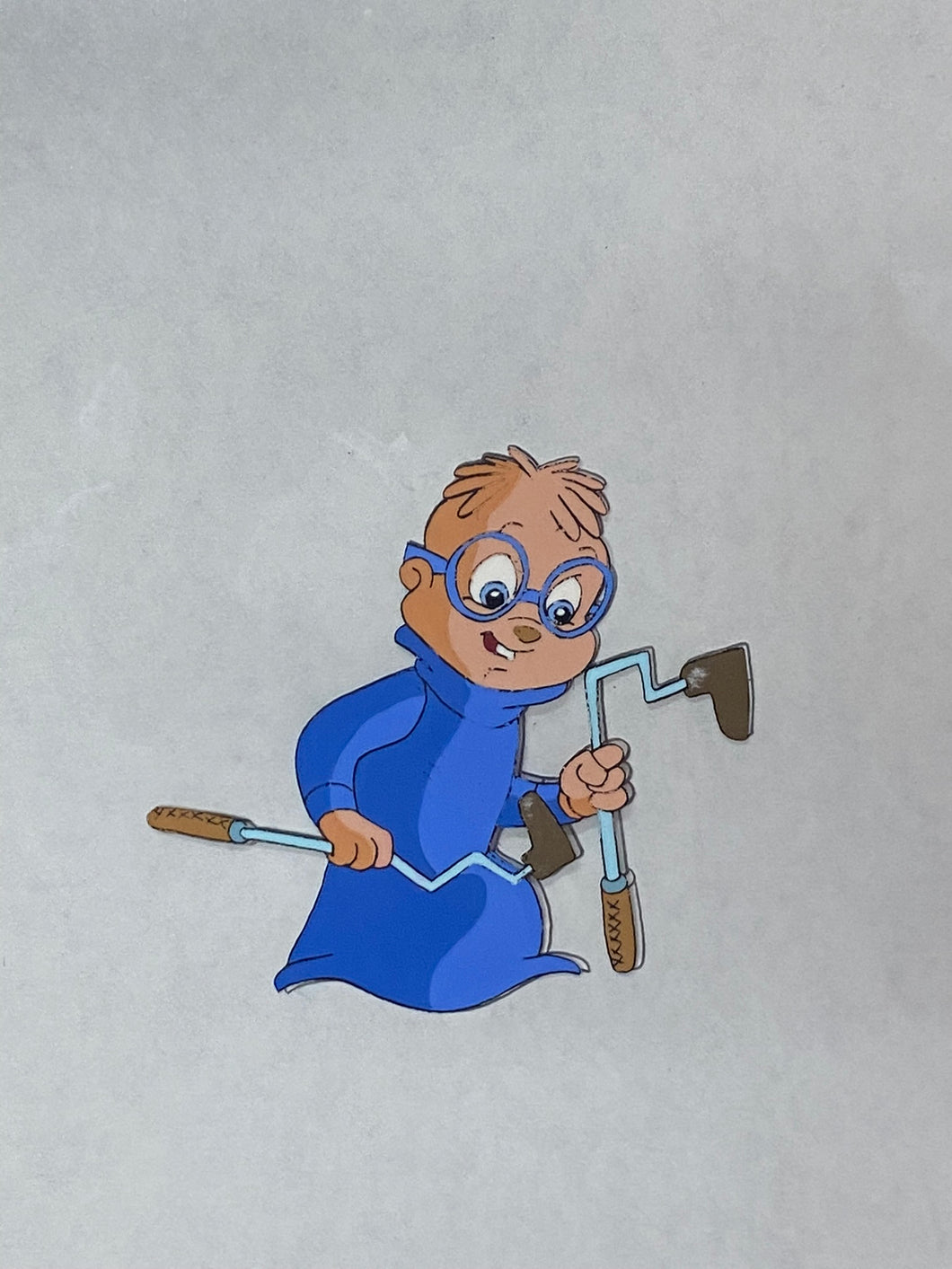 Alvin and the Chipmunks (1983 TV series) - Original animation cel and drawing