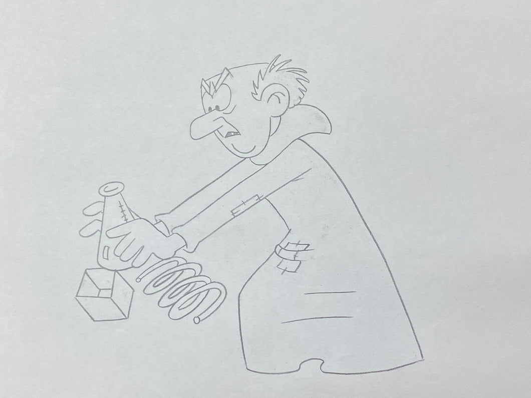 The Smurfs - Original animation drawing of Gargamel