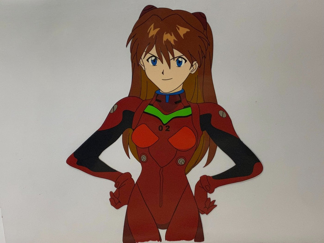 Neon Genesis Evangelion - Original Production Cel of Asuka Langley, first appearance (Episode 8, Gainax, 1995-96)